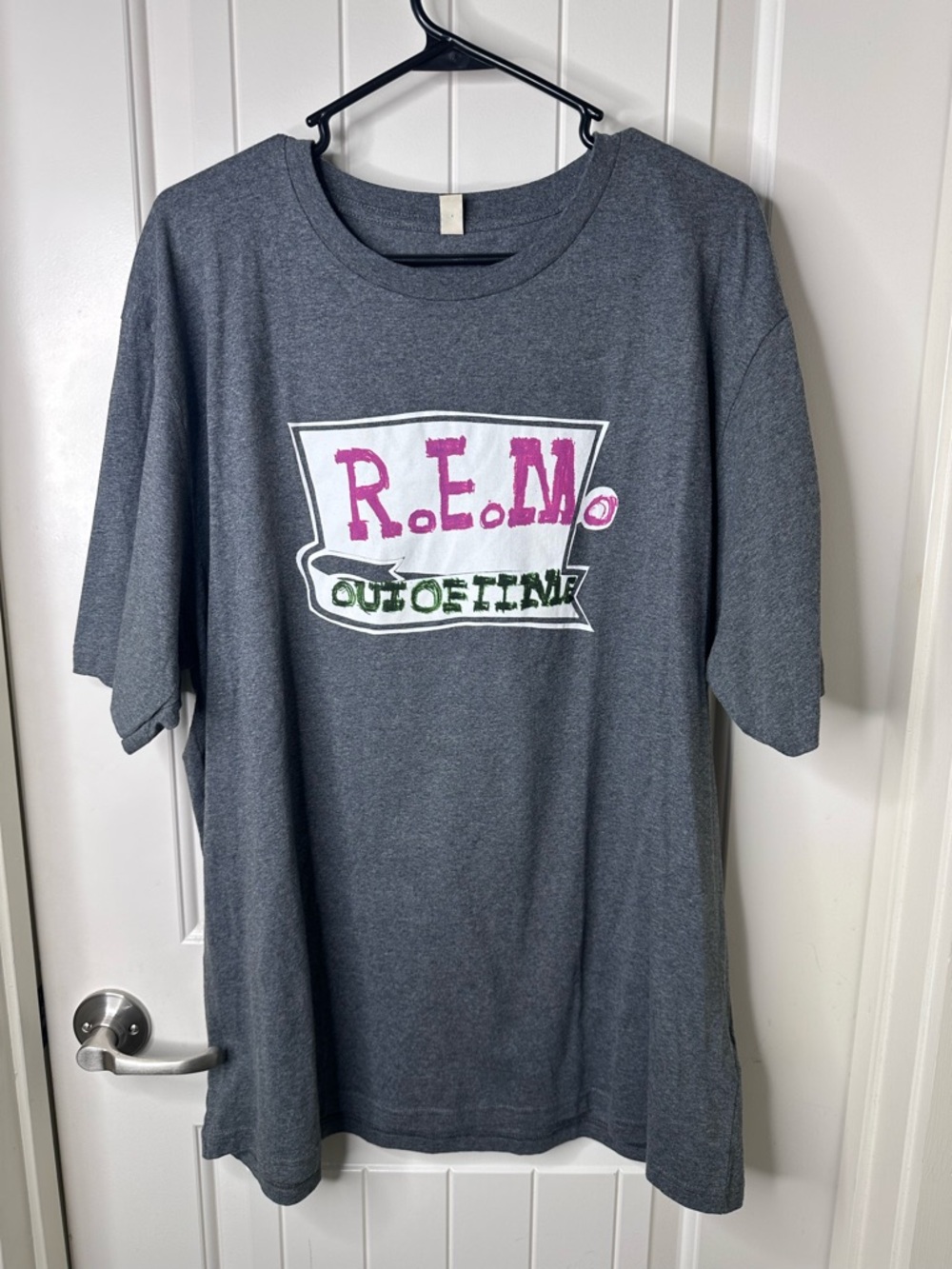 R.E.M. Out of Time Grey Graphic Tee